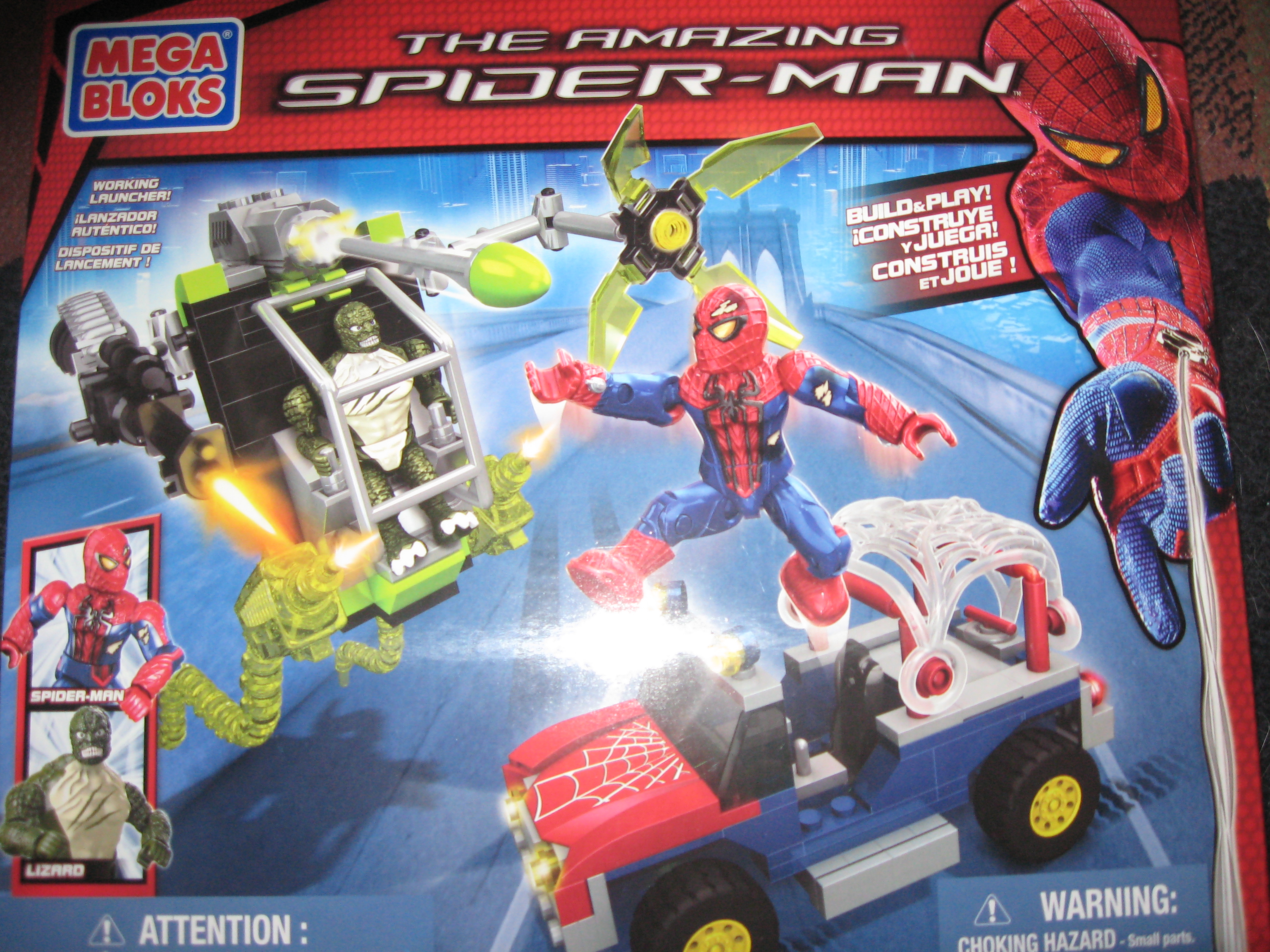 mega bloks spiderman sets