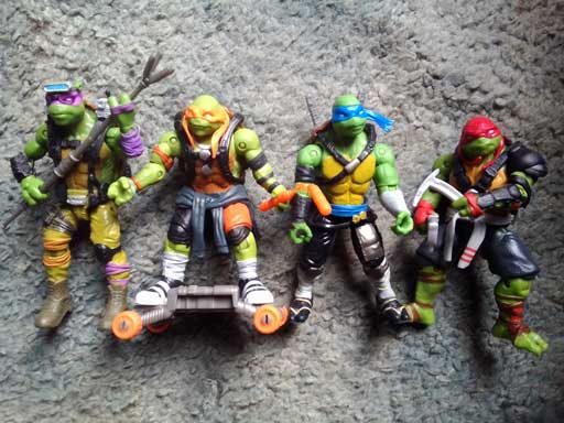 TMNT movie figures review